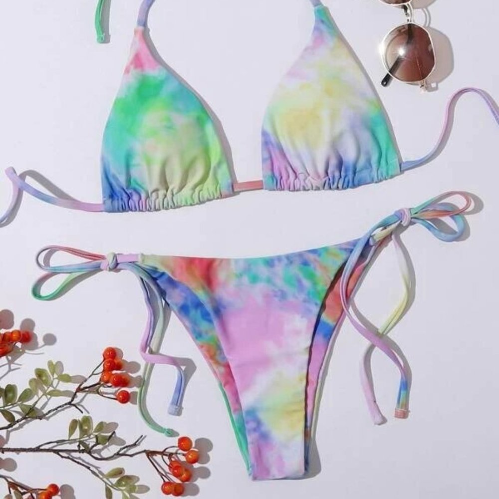 2 Tye Dye Bikini Sets Small Size